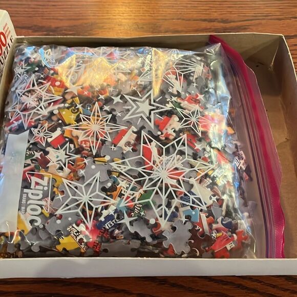 Candy Wrappers 1000pc Puzzle ~ White Mountain thicker pieces - Picture 6 of 6